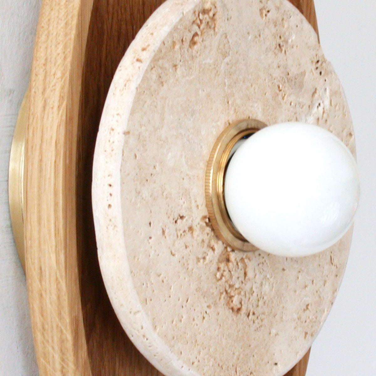Lumenhart Travertine Wall Sconce