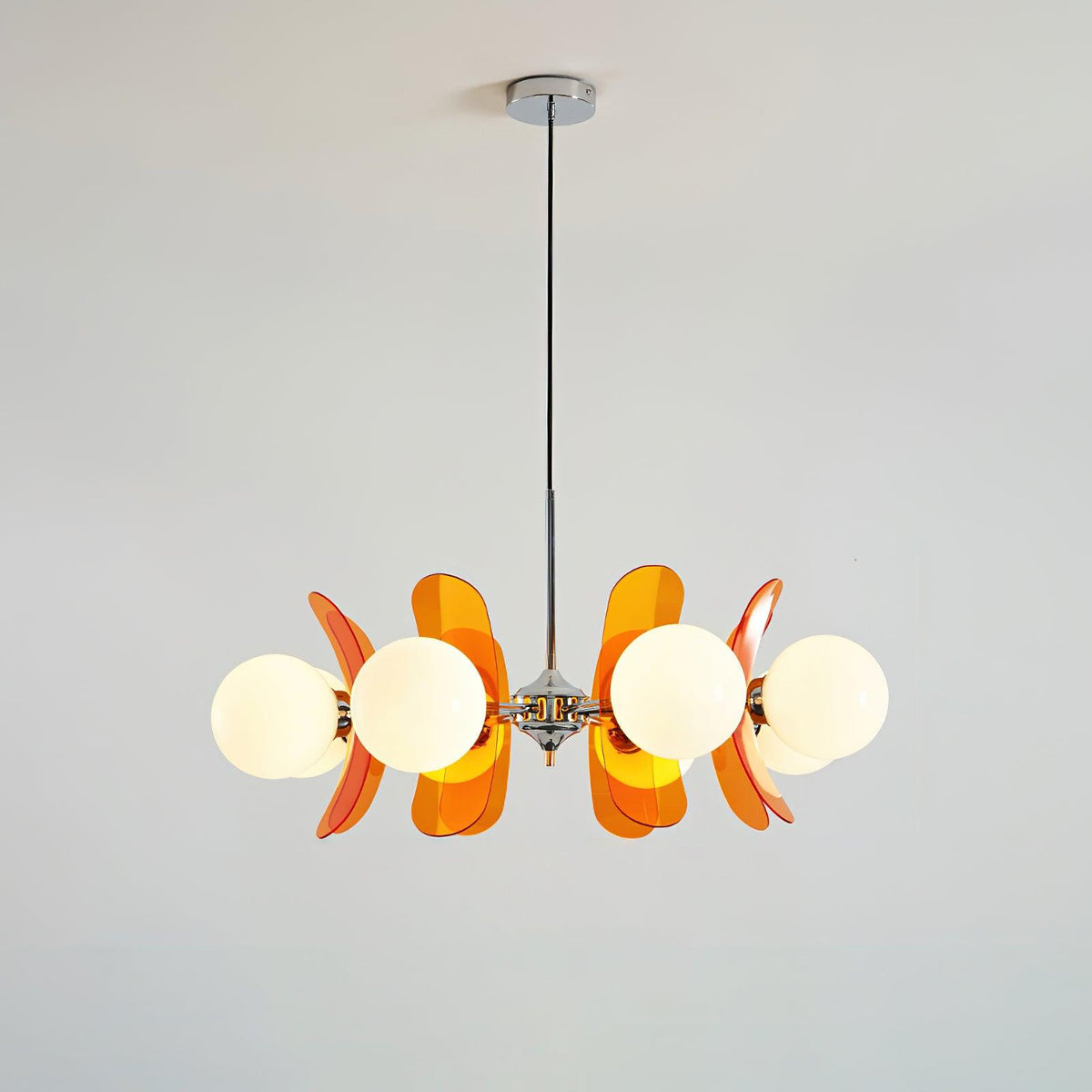 Aira Chandelier Brown &Orange