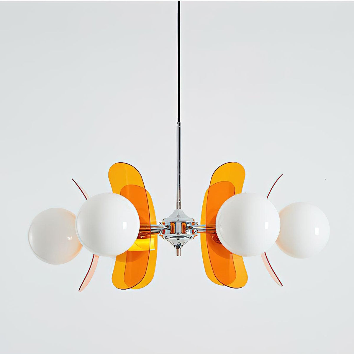 Aira Chandelier Brown &Orange