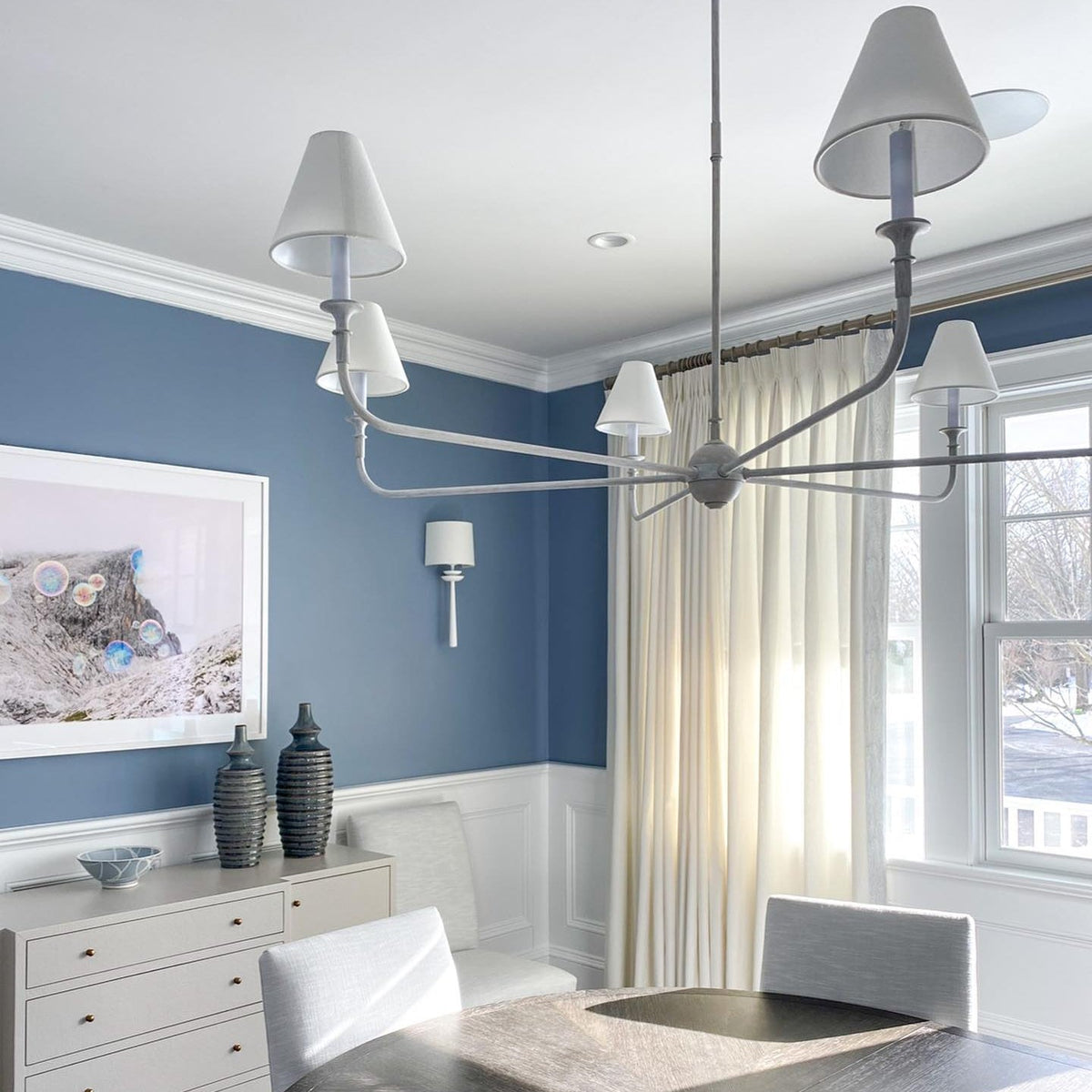 Arthaila Vintage Industrial Grande Fabric Chandelier