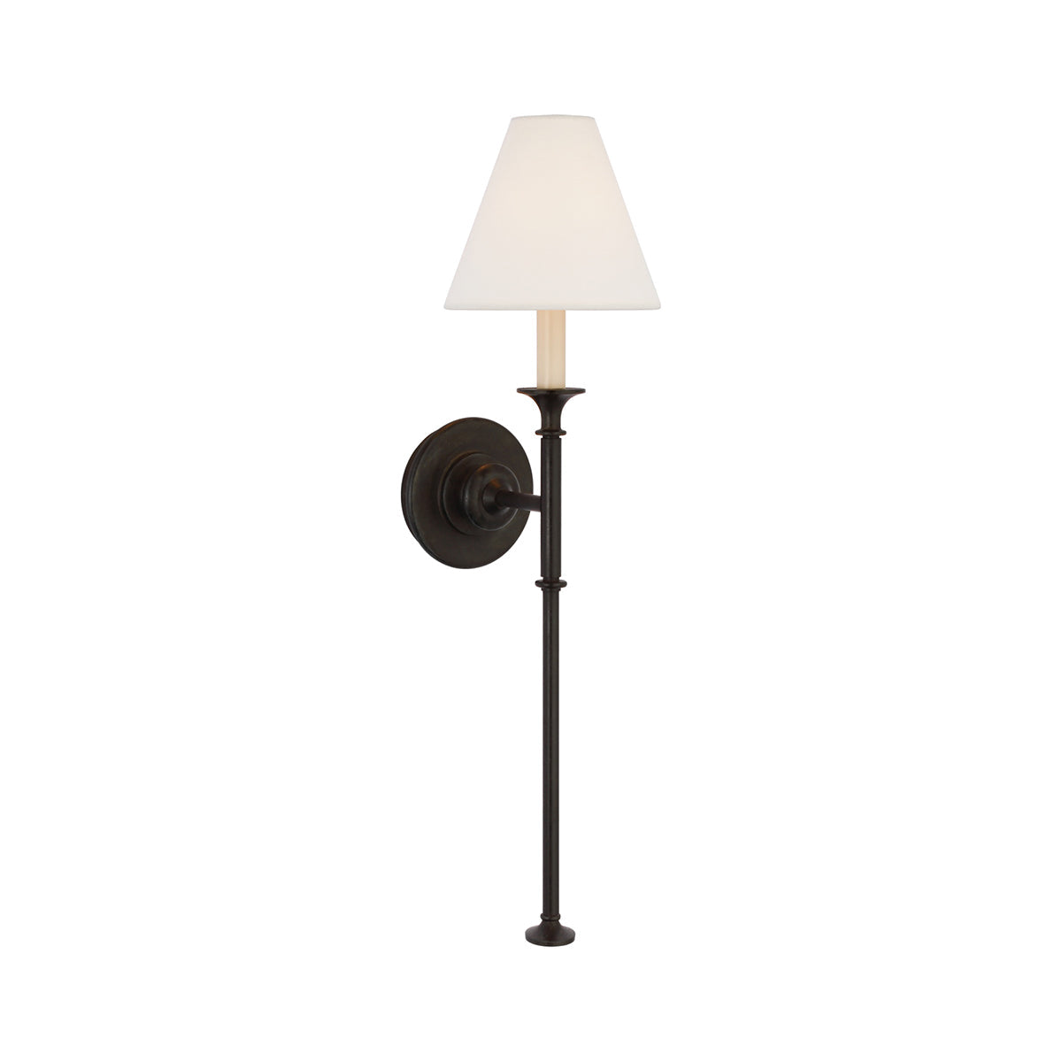 Cygnus Modern Minimalist Traditional Black Fabric Wall Lamp