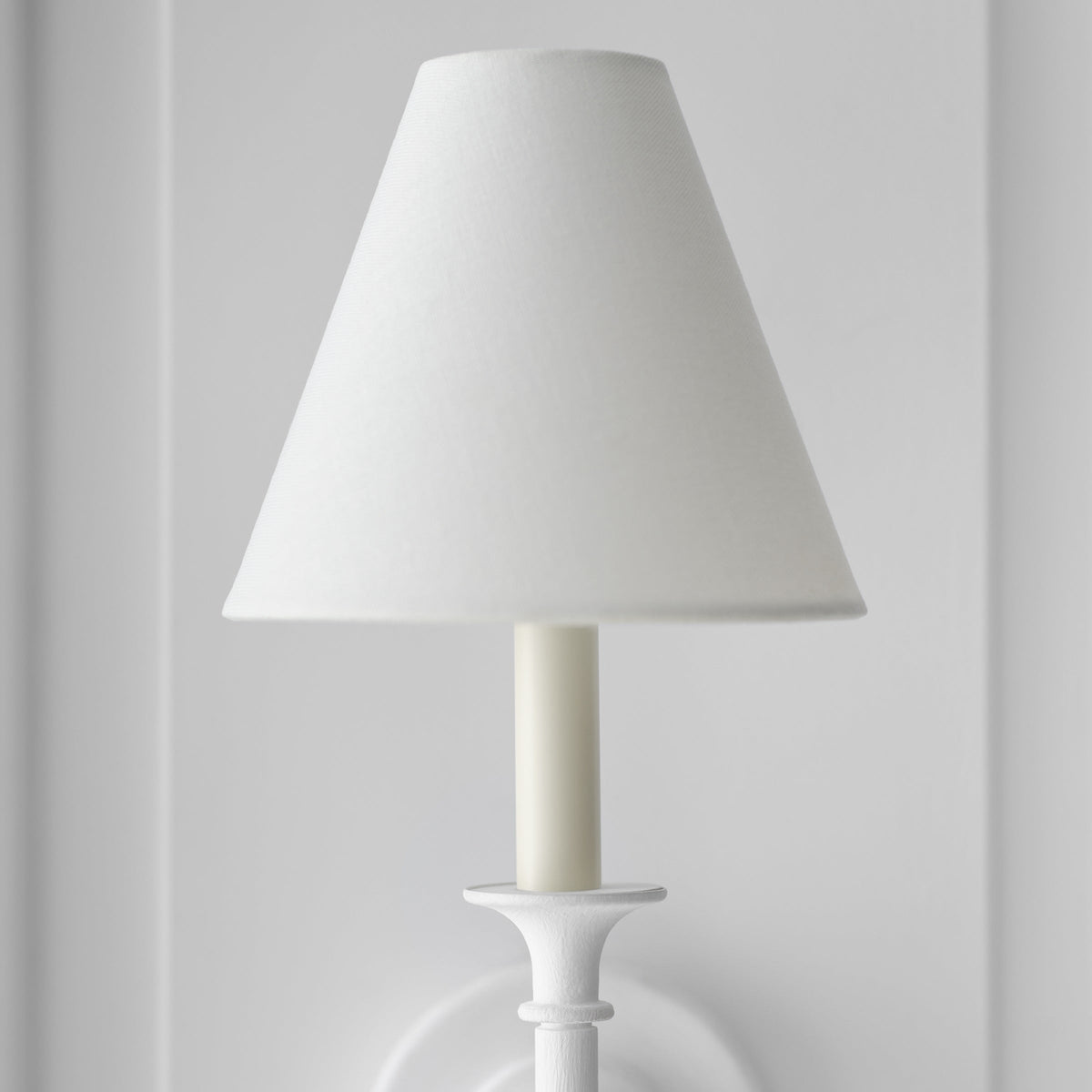 Silva Vintage Wall Lamp Fabric Black/White/Brass Arm