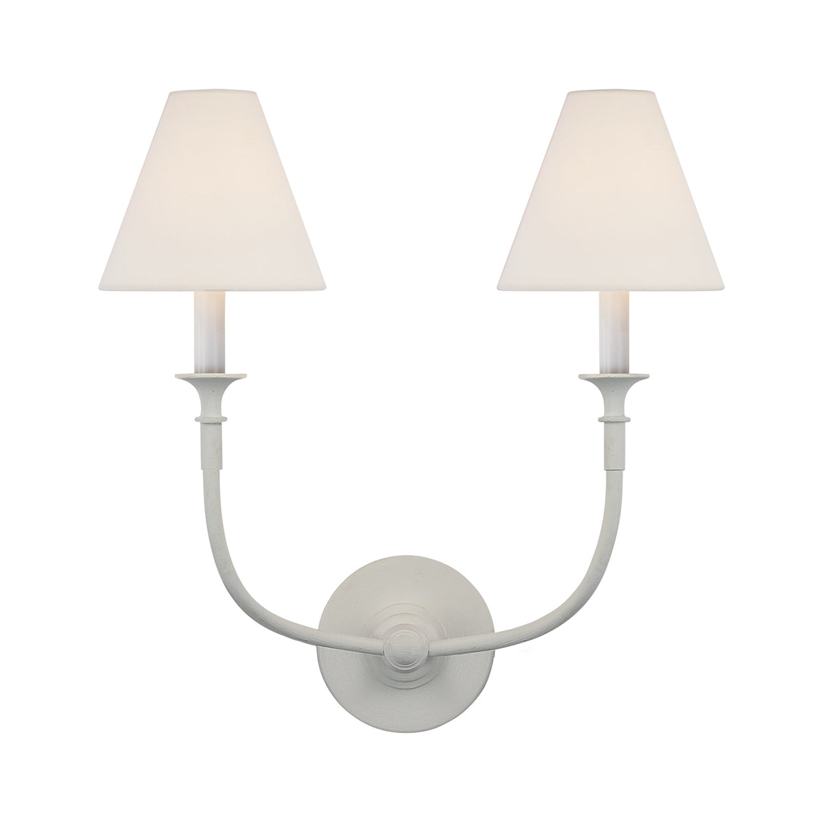 Silva Vintage Wall Lamp Fabric Black/White/Brass Arm