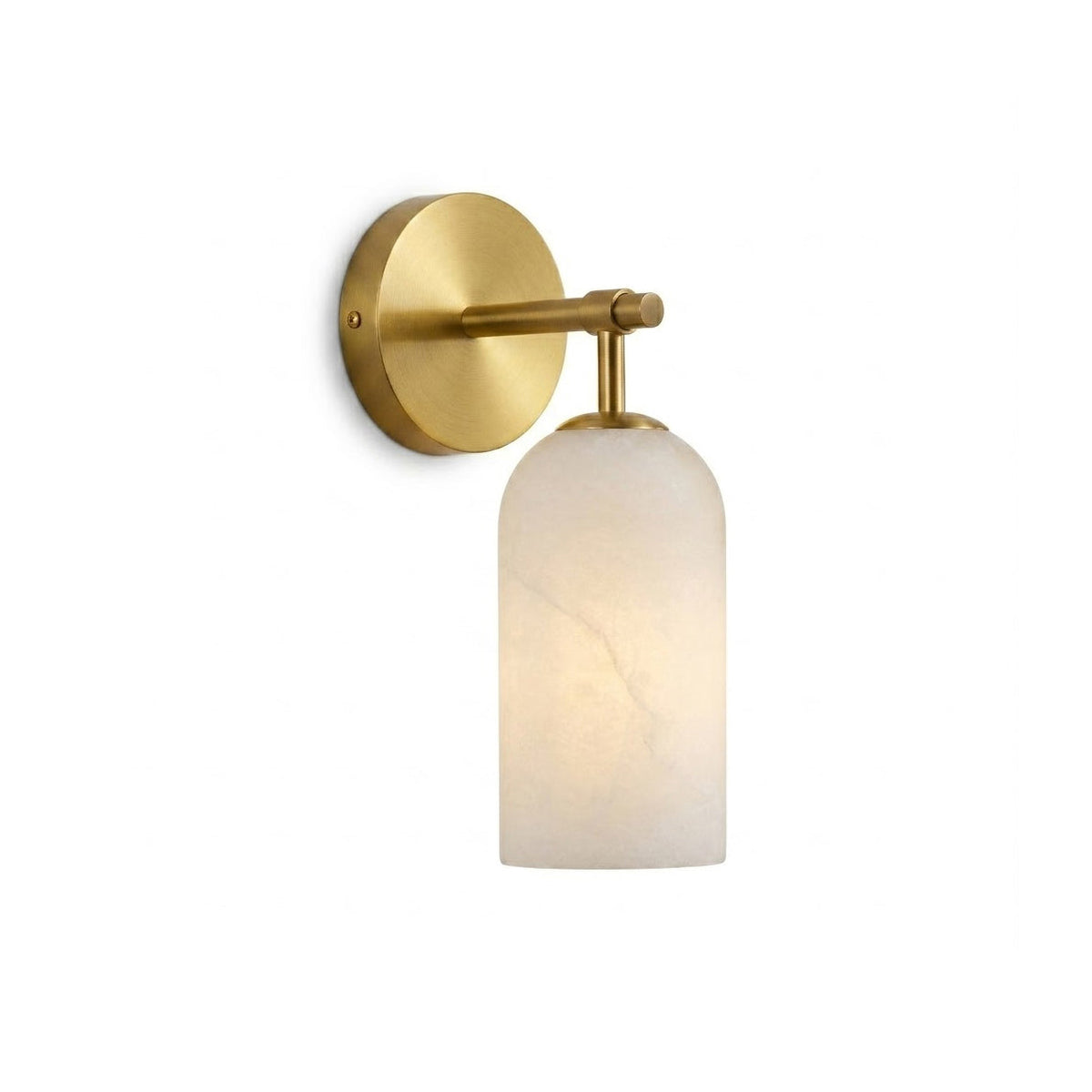Zowen Pillar Alabaster Indoor Wall Light