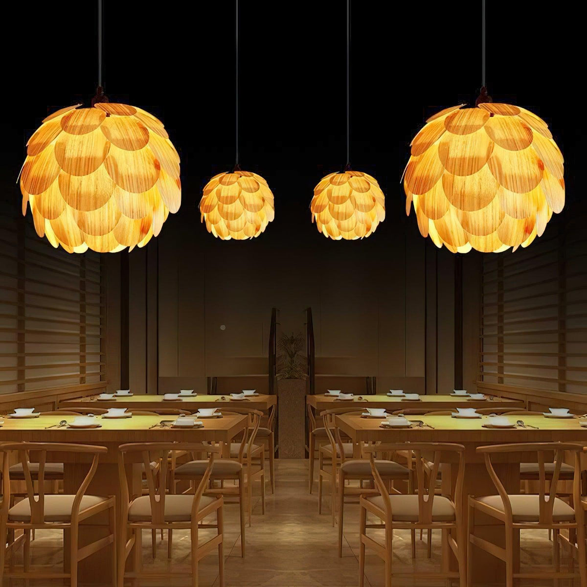 Wlara Modern Wood Pendant Light
