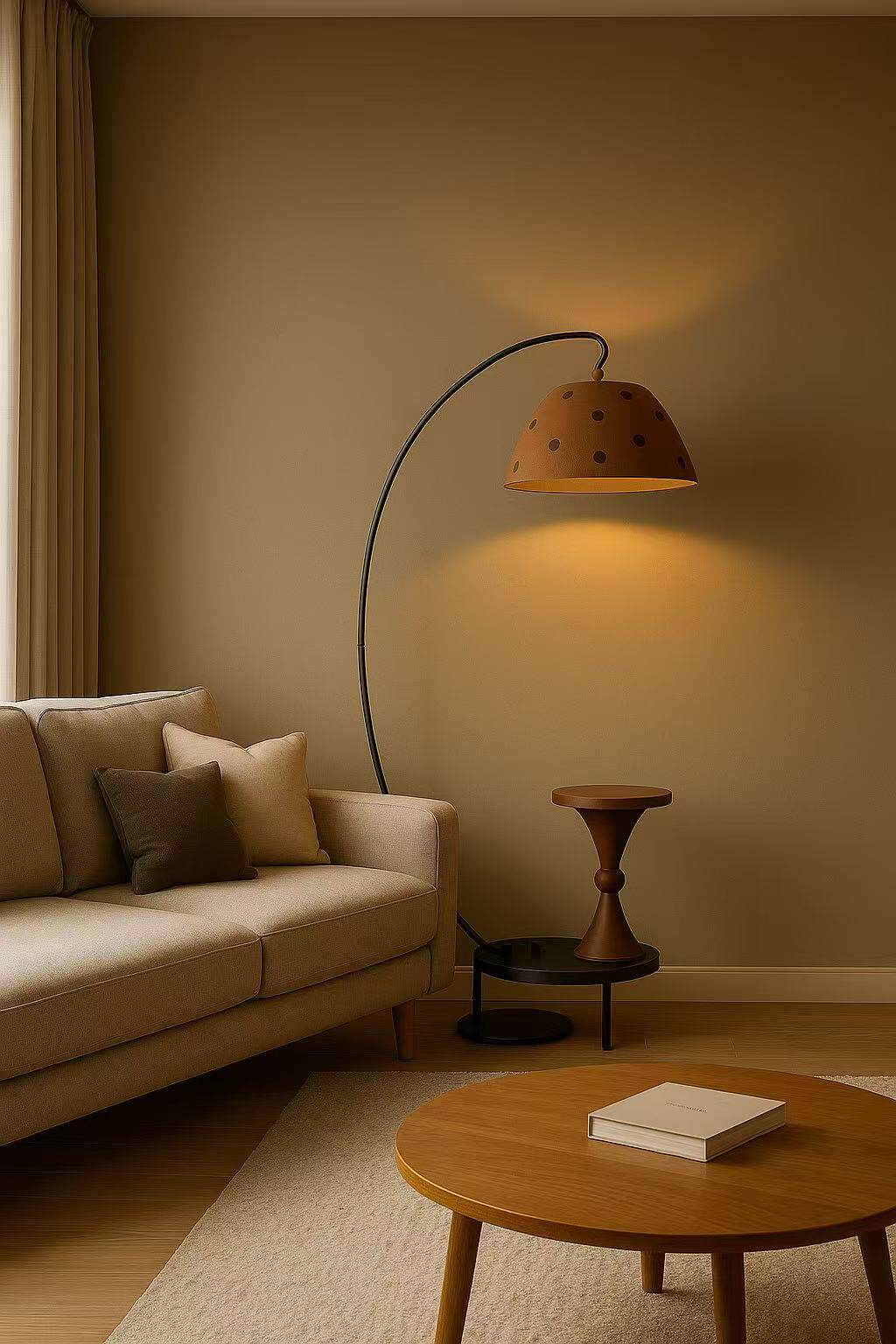 Virelle Playful Arc Floor Lamp
