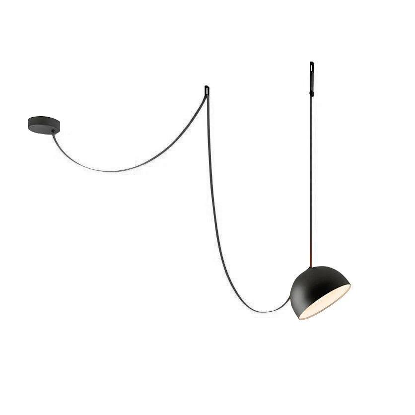 Elarok Modern Minimalist Combination Leather Pendant Light