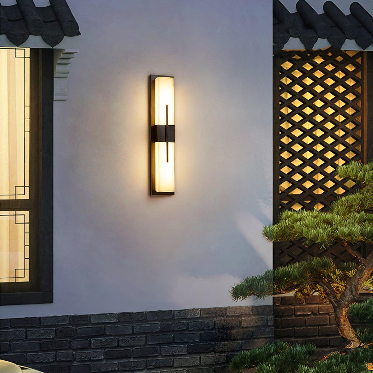 Elarvin Classic Unique Resin Outdoor Wall Light