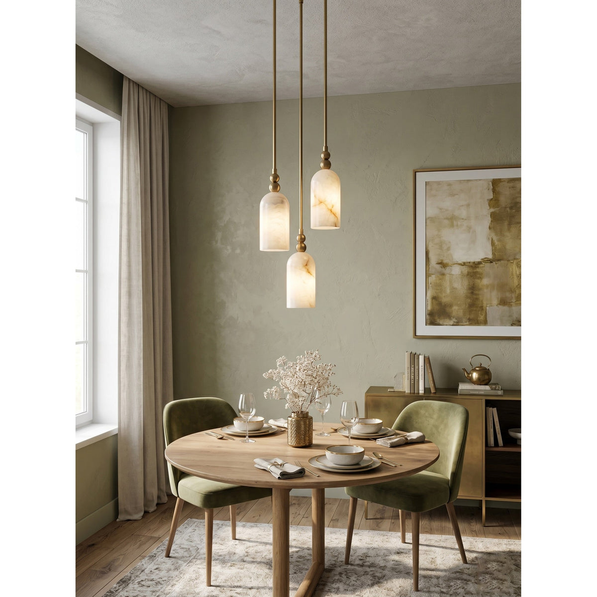 Yalin Alabaster Pendant Light