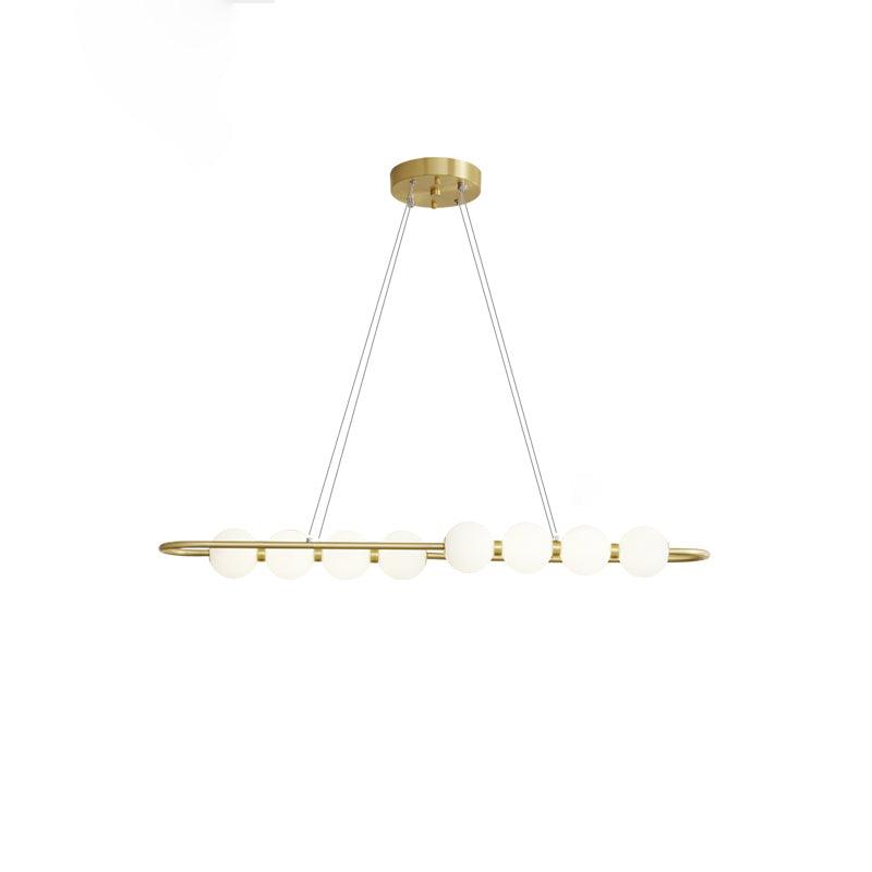 Auroira Contemporary Brass Pendant Lamp