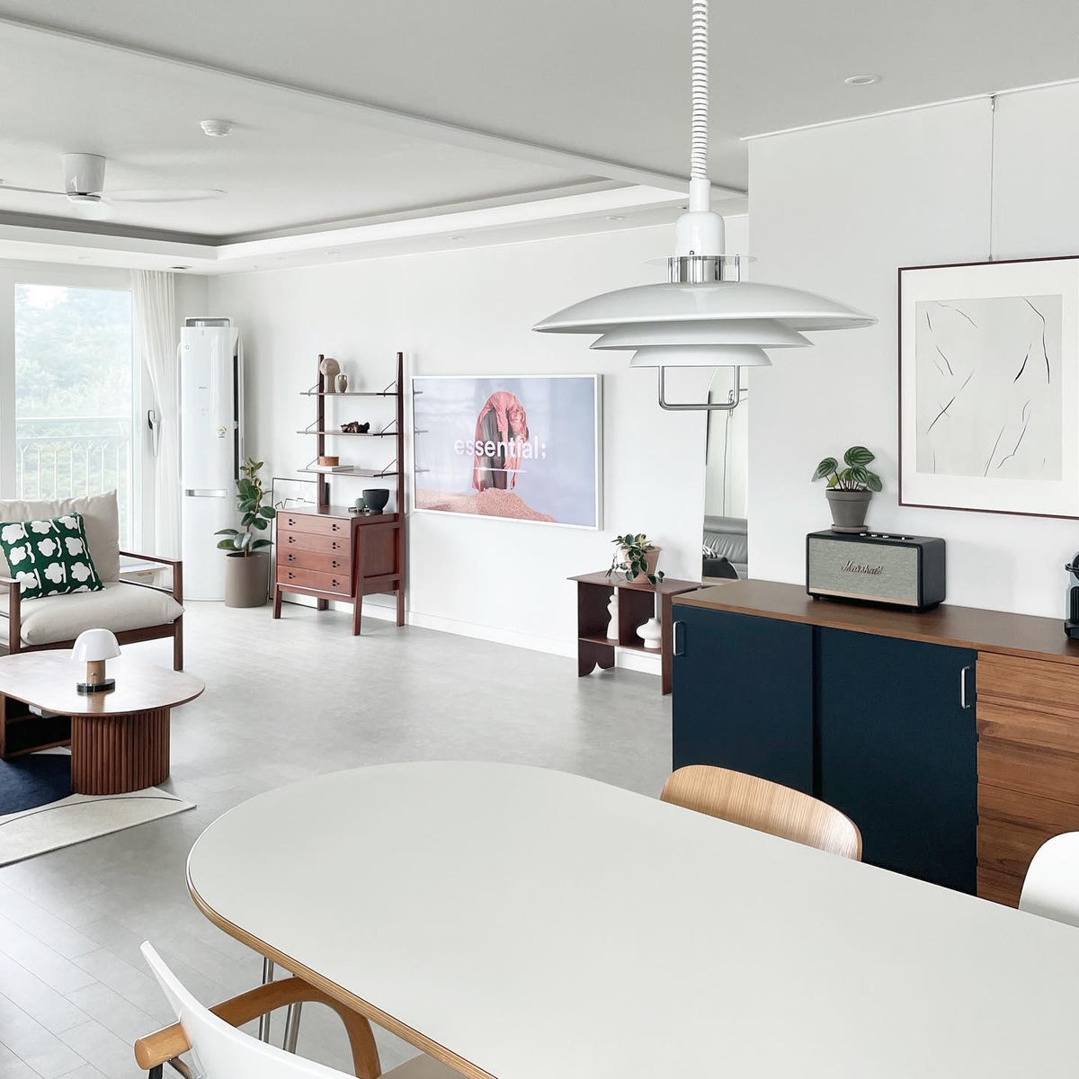 Divor Aluminum Glam Pendant Lamp