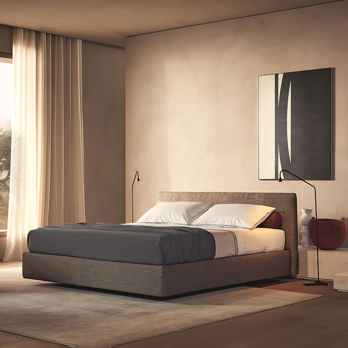 Arc Modern Gold Floor Lamp