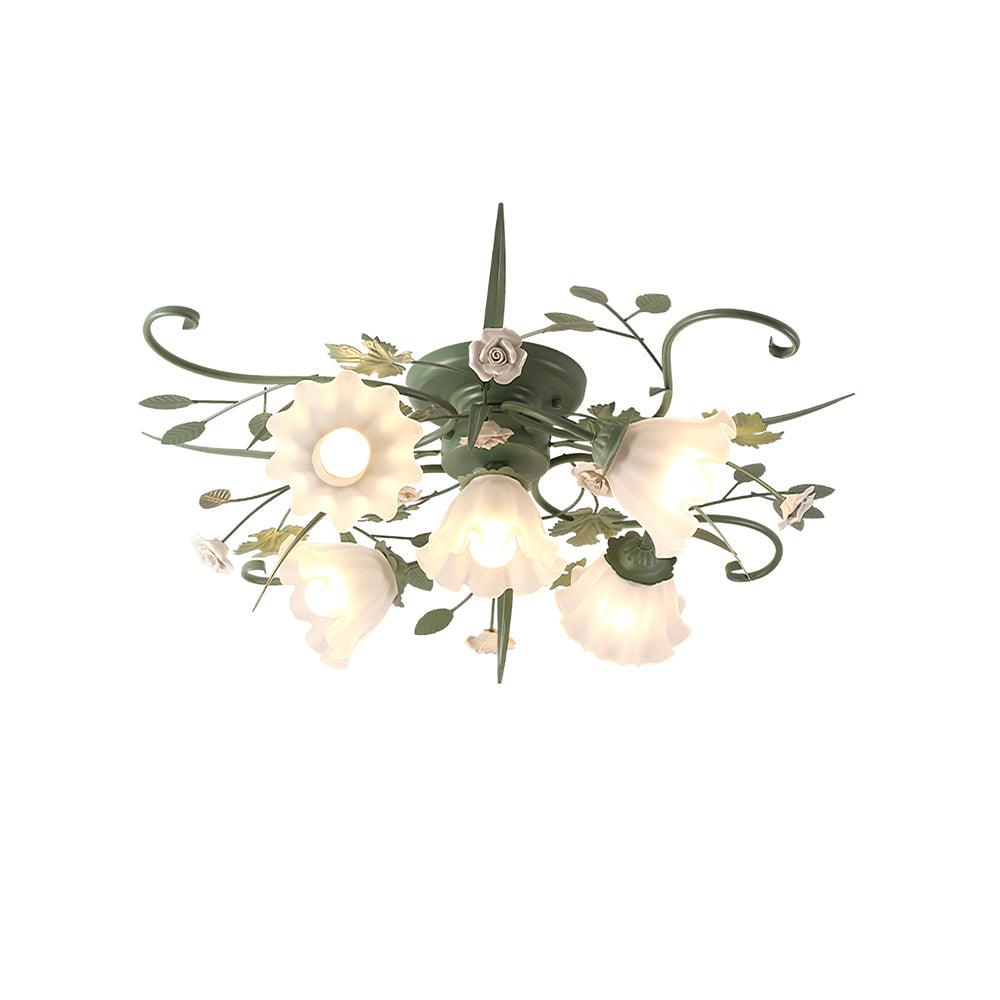 Nylirir Unique Art Classic Ceramics Ceiling Lamp