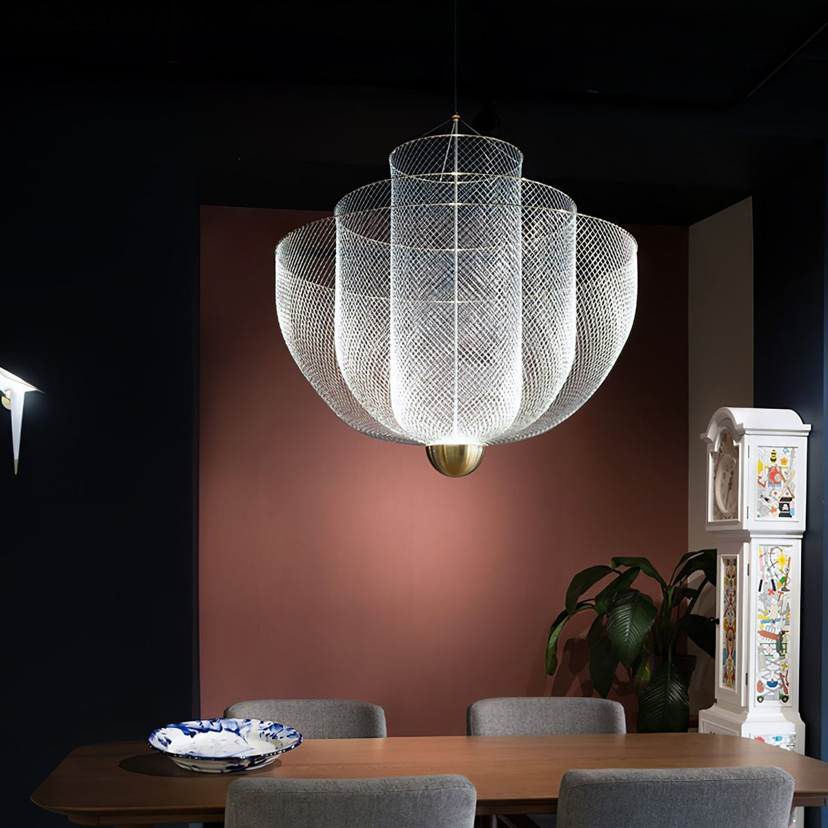 Terielissa Chandelier Meshmatics Hanging Radiant