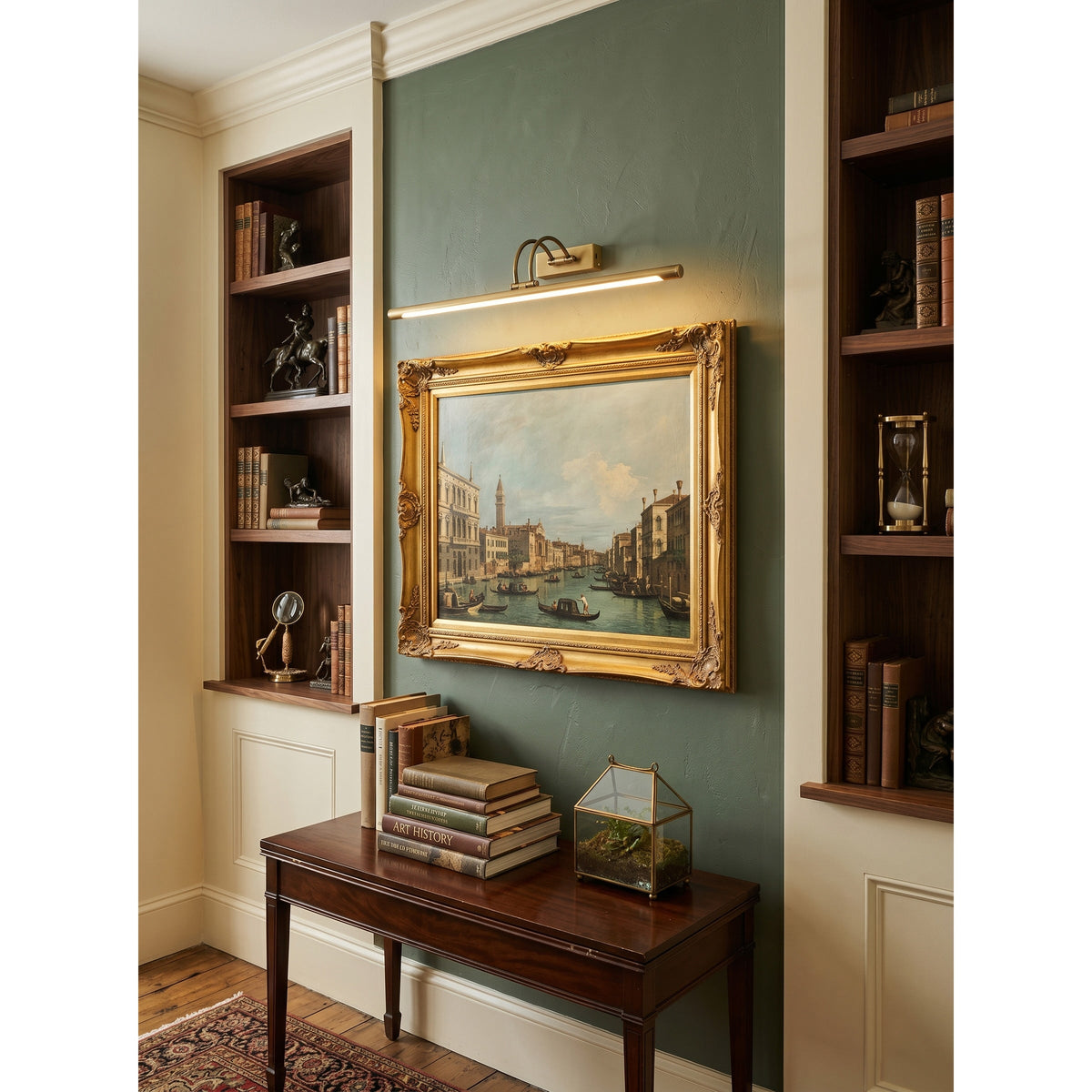 Enby Brass Rechargeable Indoor Wall Light