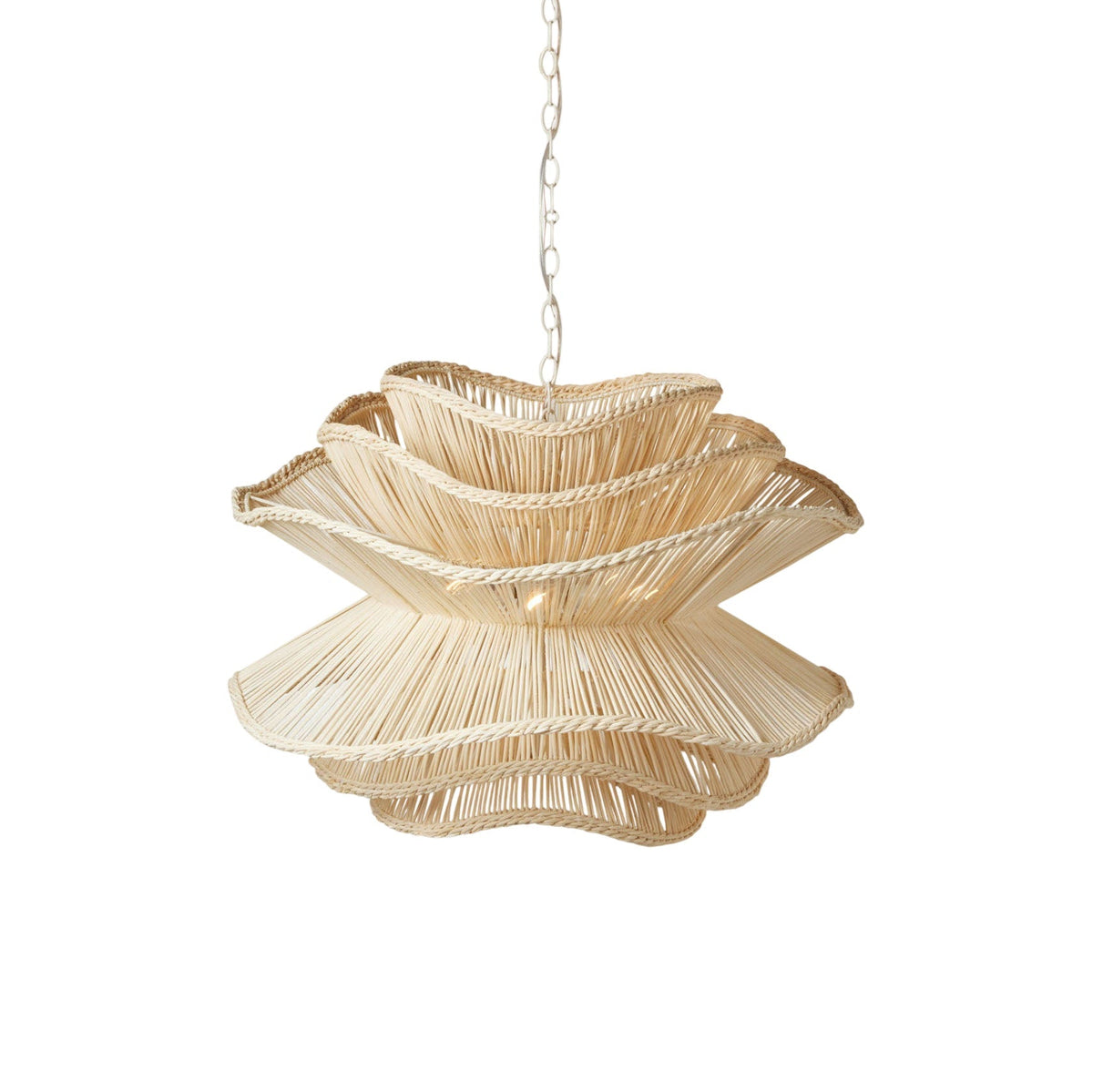 Zaden Rattan Chandelier