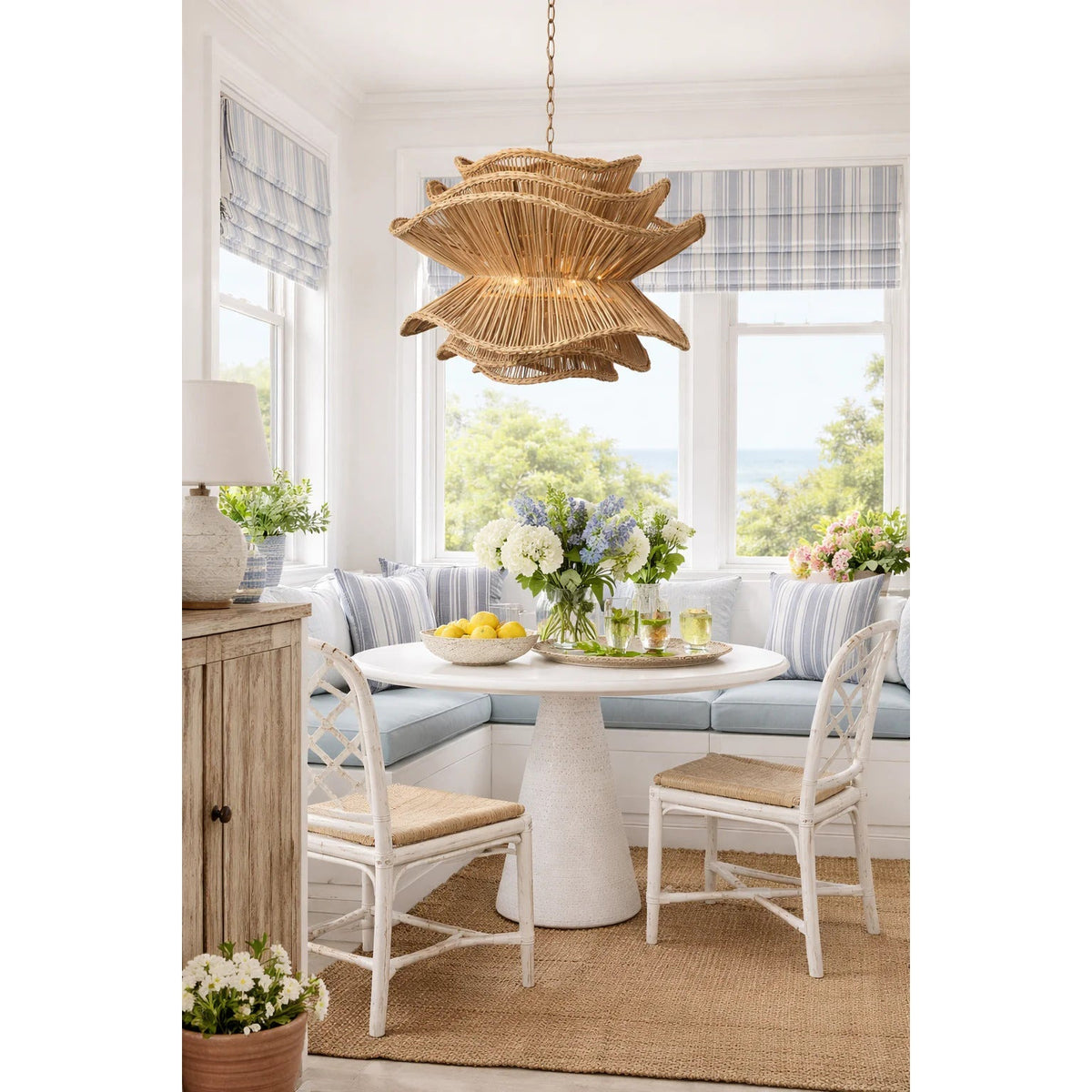 Zaden Rattan Chandelier