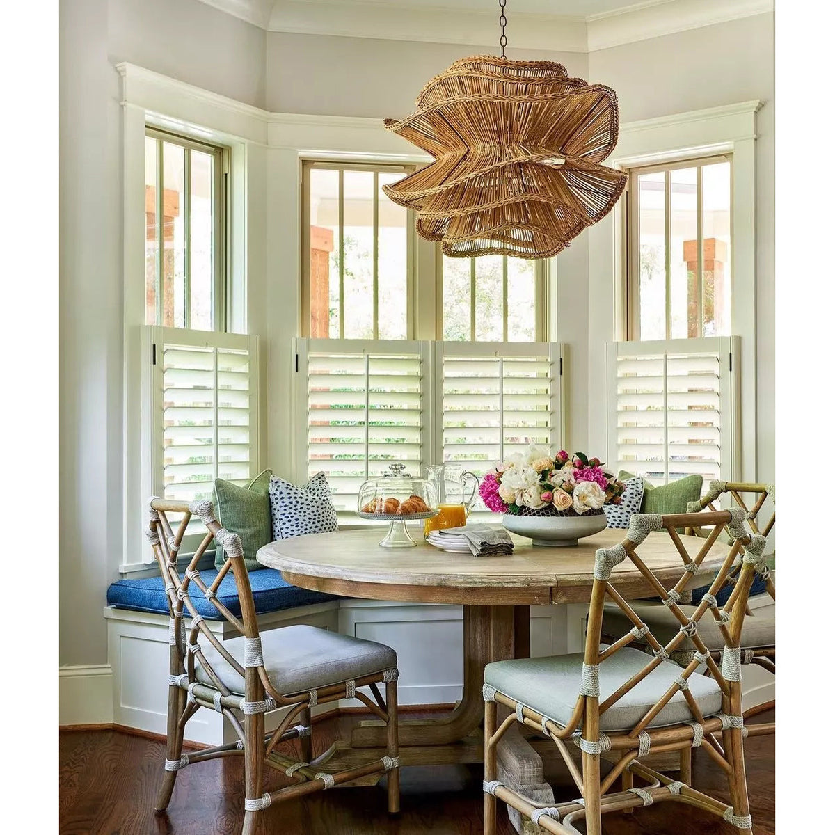 Zaden Rattan Chandelier