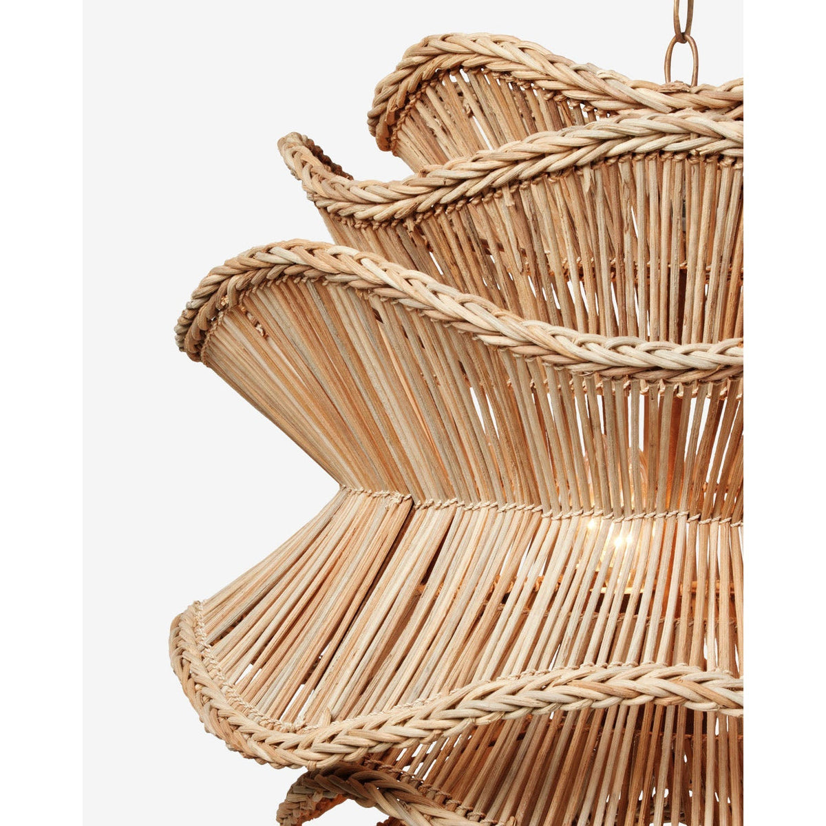 Zaden Rattan Chandelier