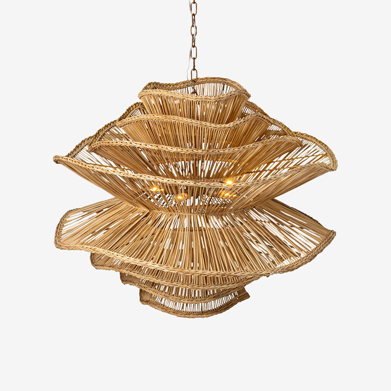 Zaden Rattan Chandelier