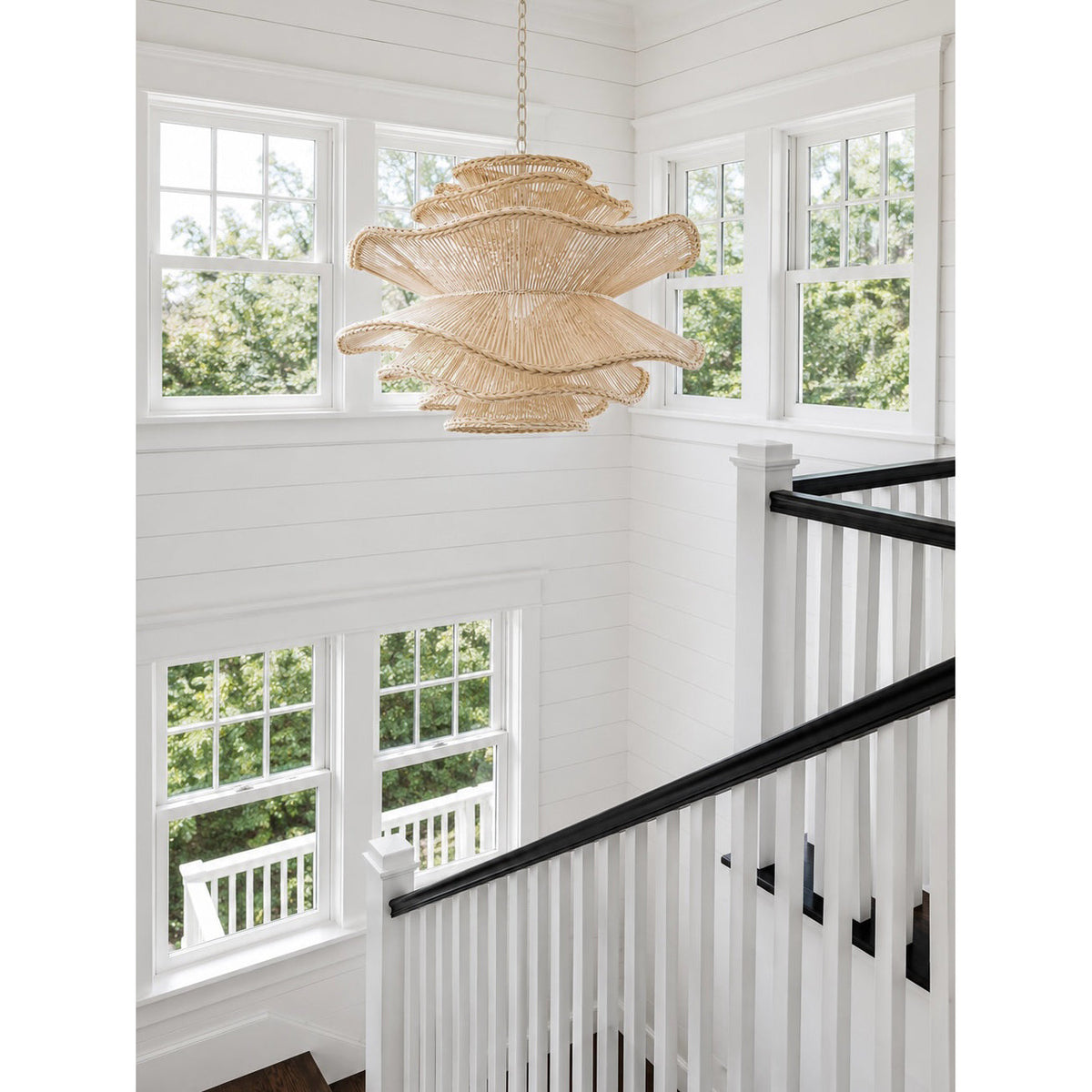 Zaden Rattan Chandelier