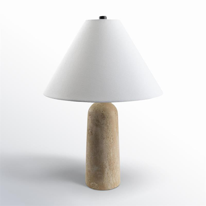 Astere Travertine Table Lamp