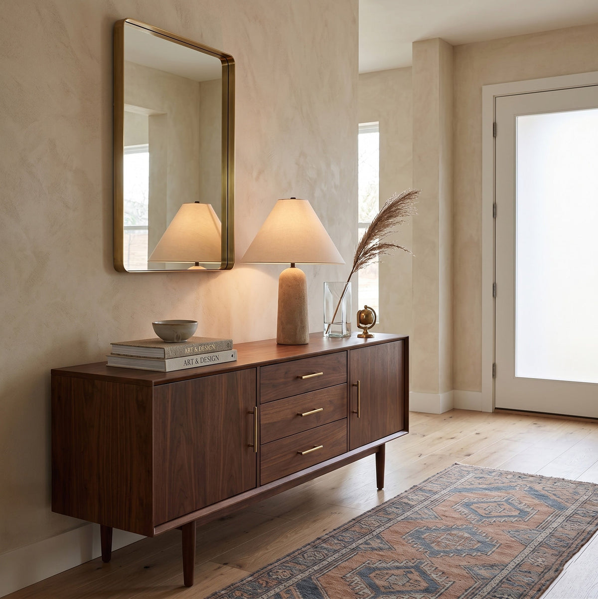 Astere Travertine Table Lamp
