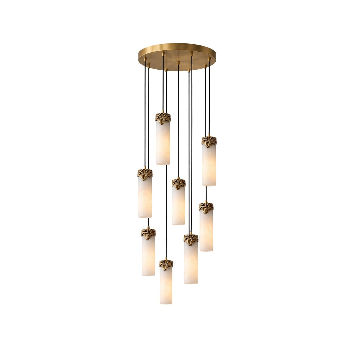 Eiralena Cascad Alabaster Chandelier