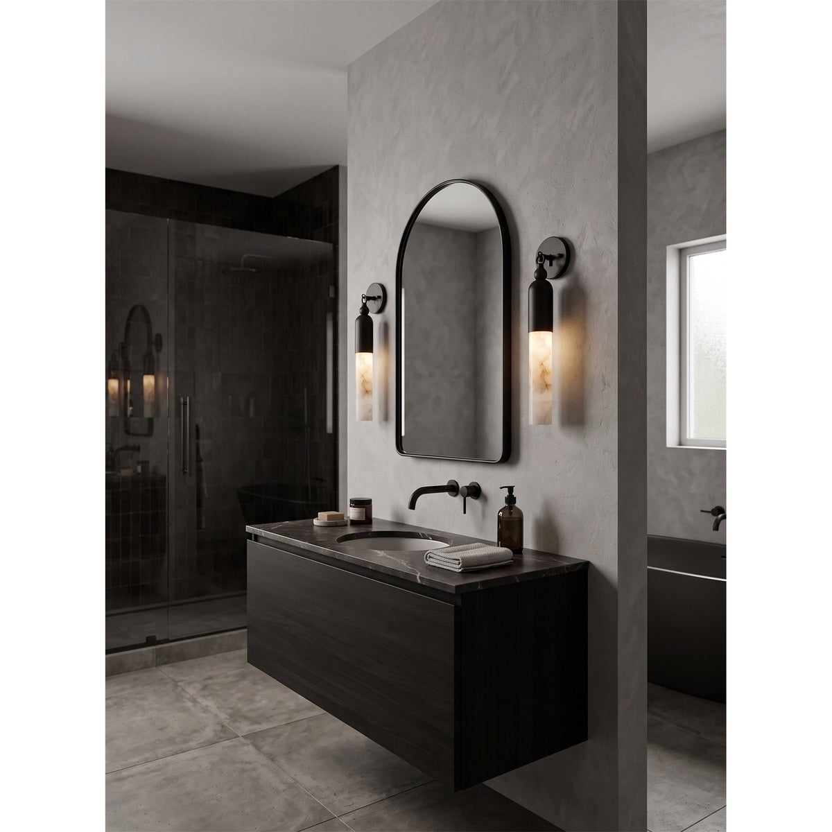 Dieva Alabaster Indoor Wall Light