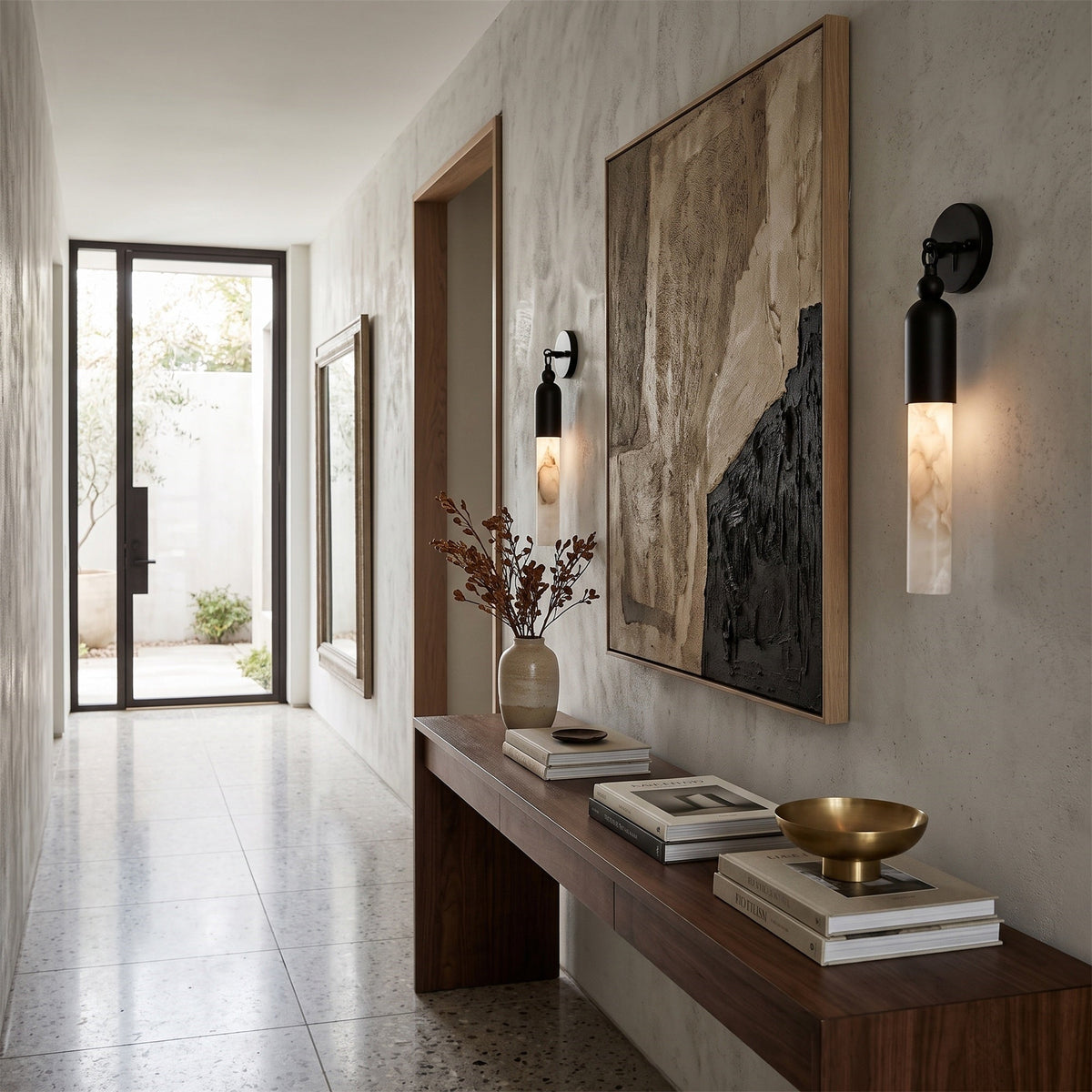 Dieva Alabaster Indoor Wall Light