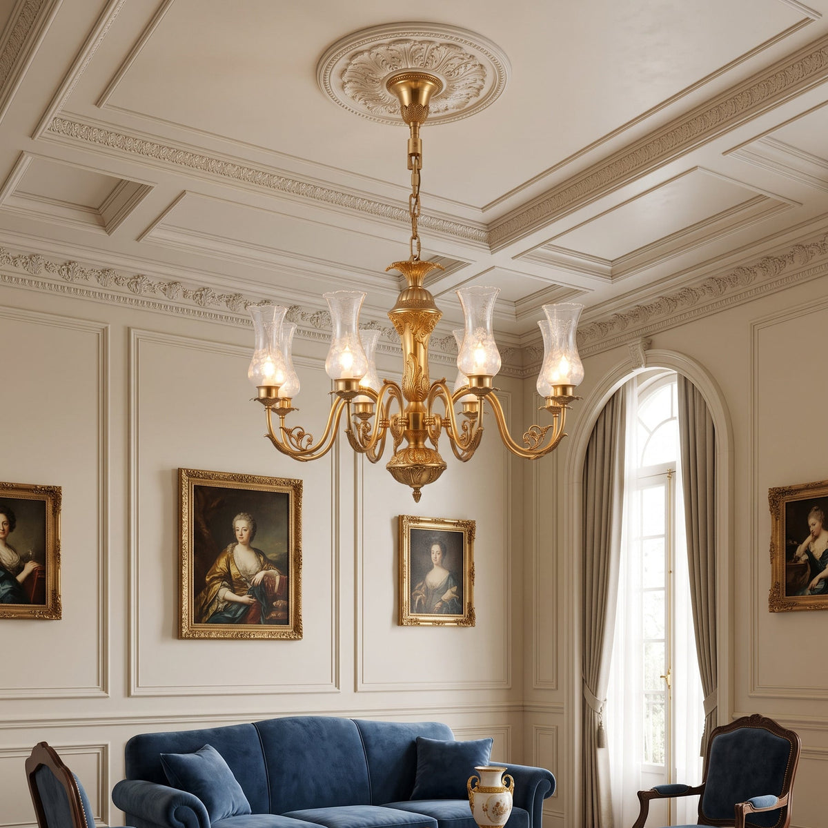Vardenleigh Palm Chandelier