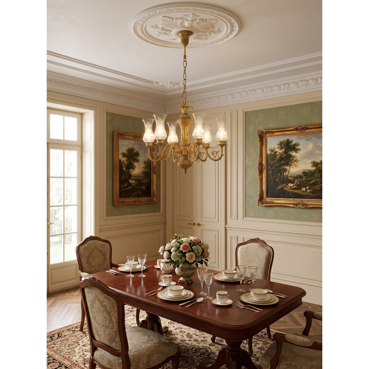 Vardenleigh Palm Chandelier