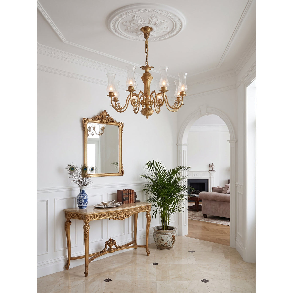 Vardenleigh Palm Chandelier