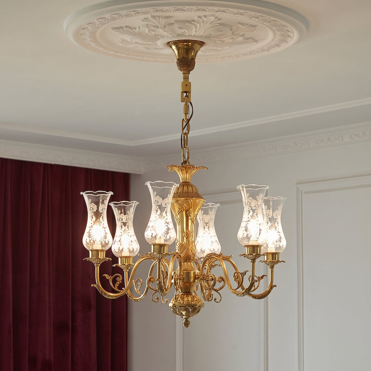 Vardenleigh Palm Chandelier