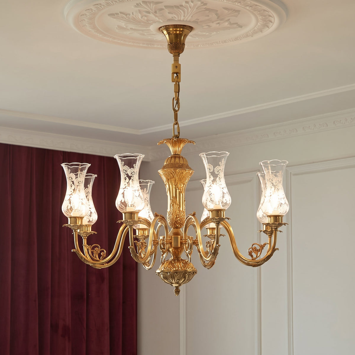 Vardenleigh Palm Chandelier
