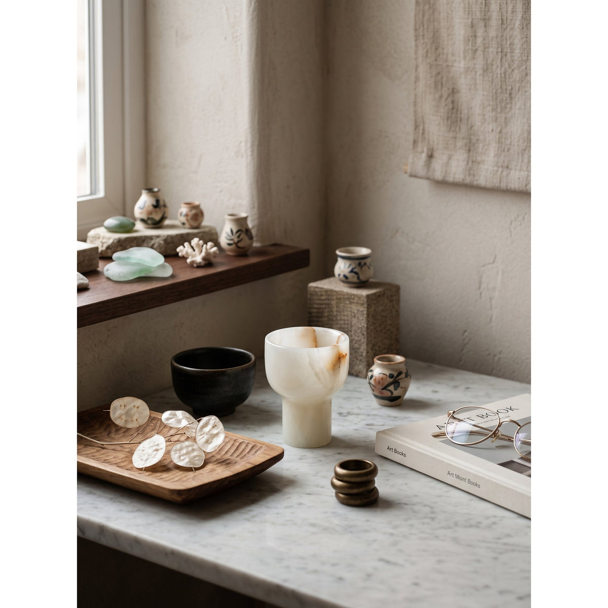 Isenleigh Onyx Goblet Votive