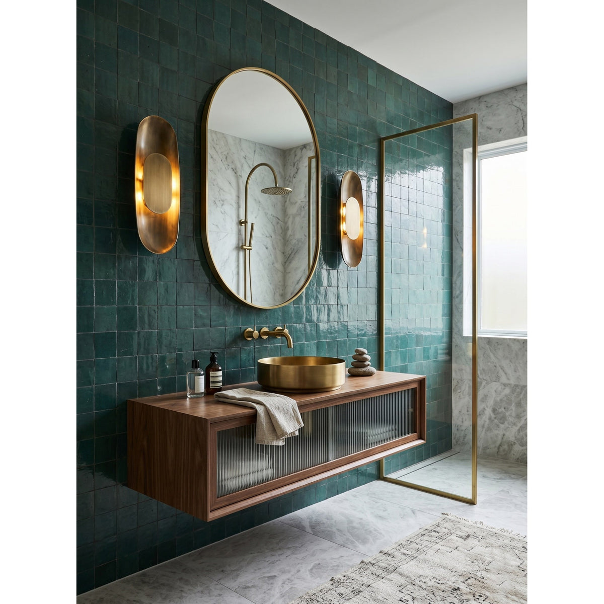 Jolo Brass Indoor Wall Light