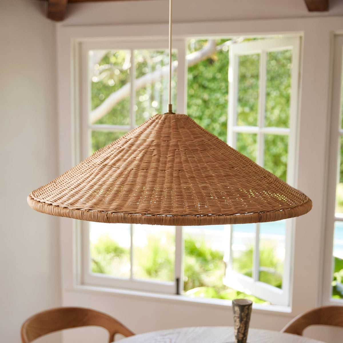 Kasbah Rattan Conical Pendant Lamp