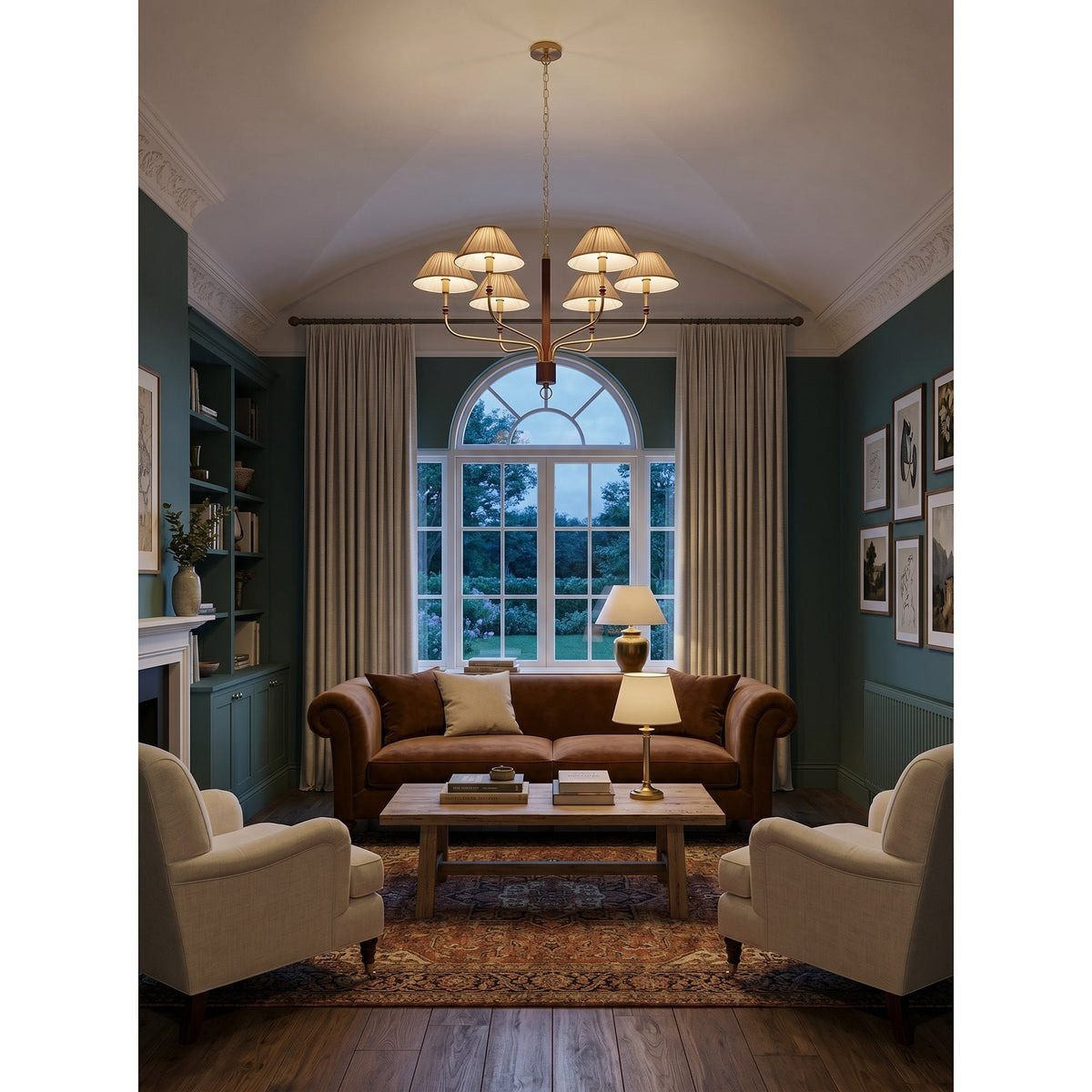 Fayron Pleated Chandelier