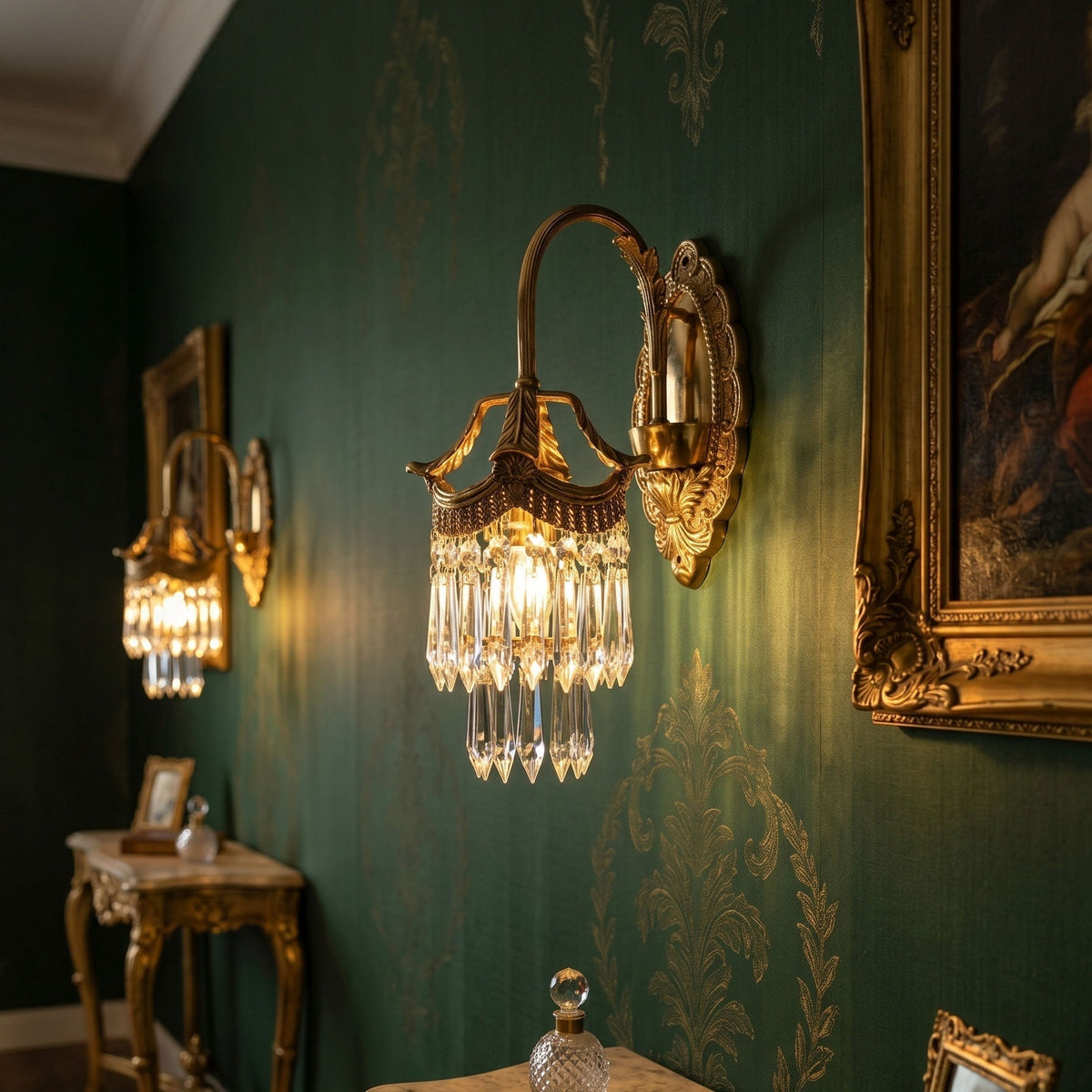 Mayfield Crystal Wall Sconces
