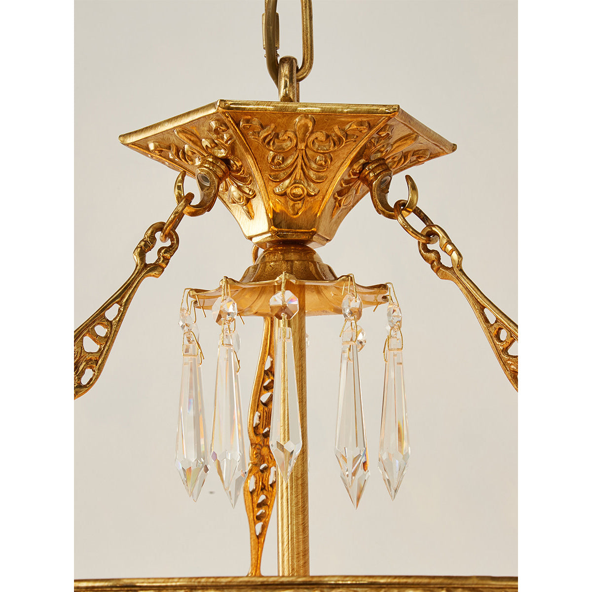 Kestford Filigree Brass Pendant Lamp
