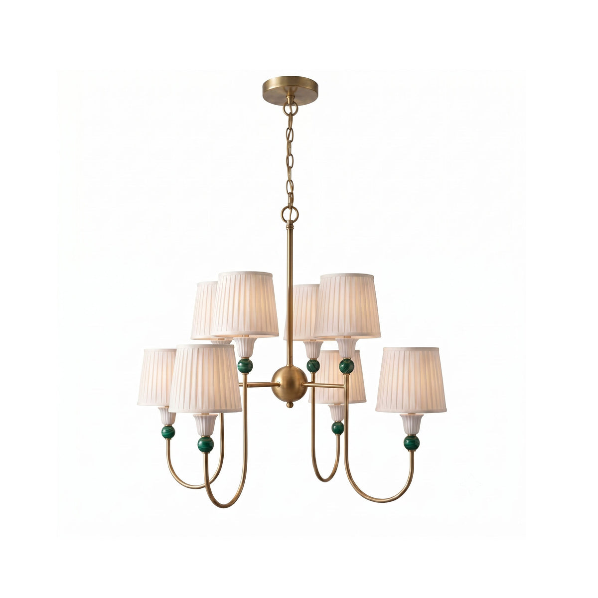 Kaela Brass Tiered Chandelier