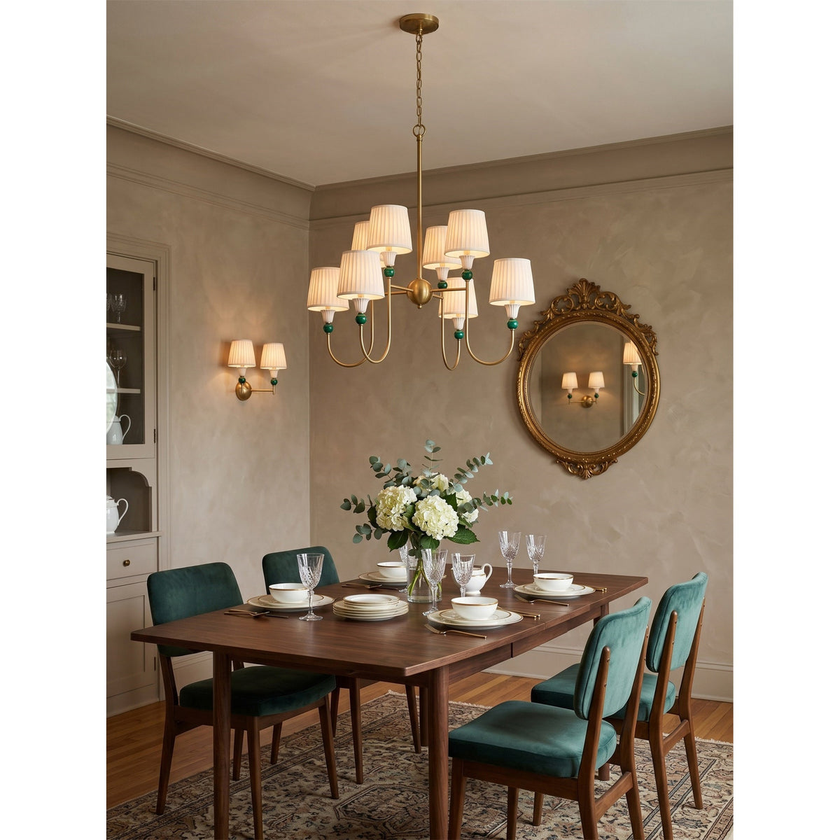 Kaela Brass Tiered Chandelier