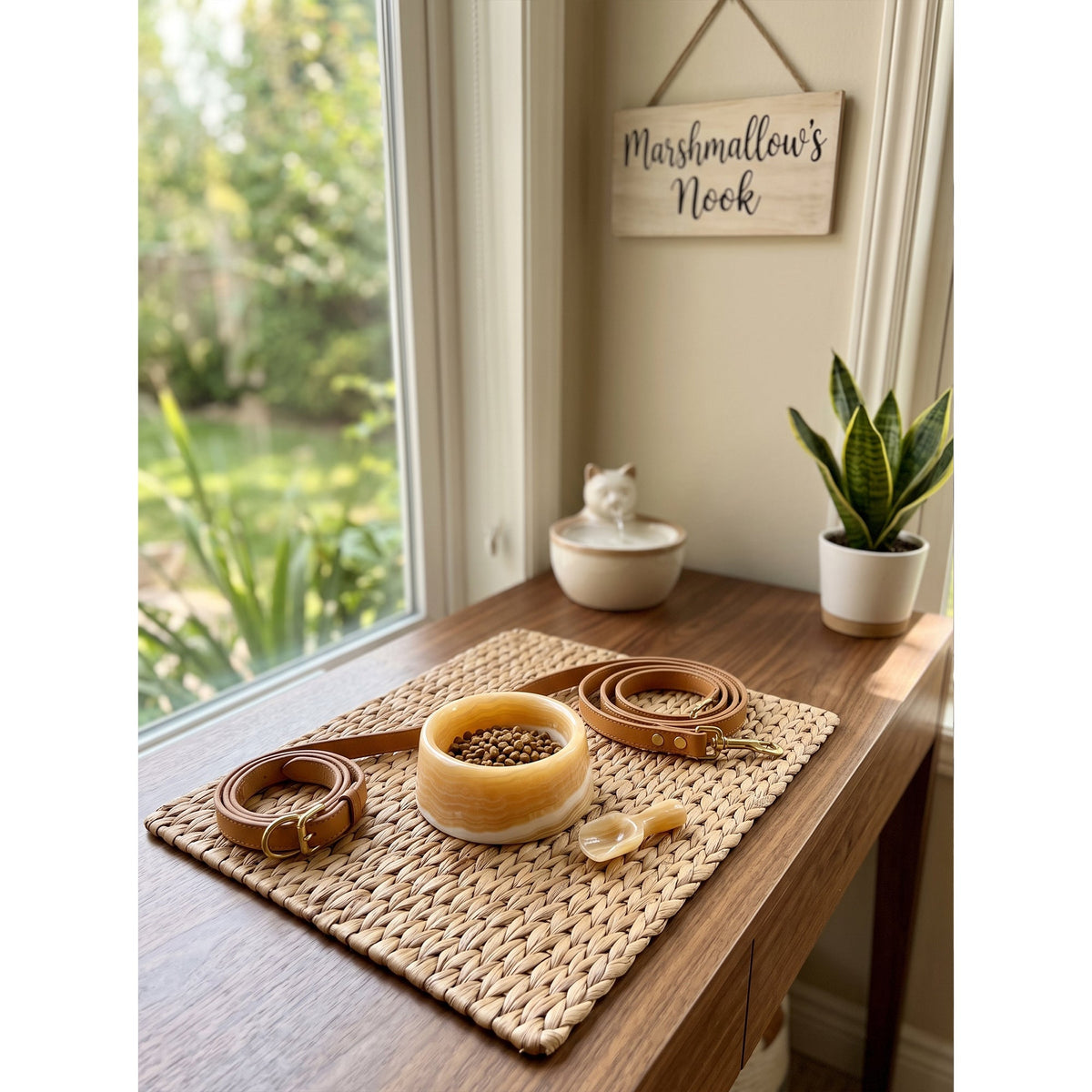 Corvenwick Marble Pet Bowl