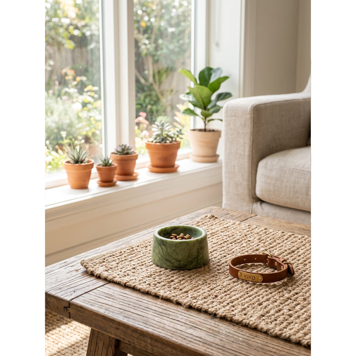 Corvenwick Marble Pet Bowl