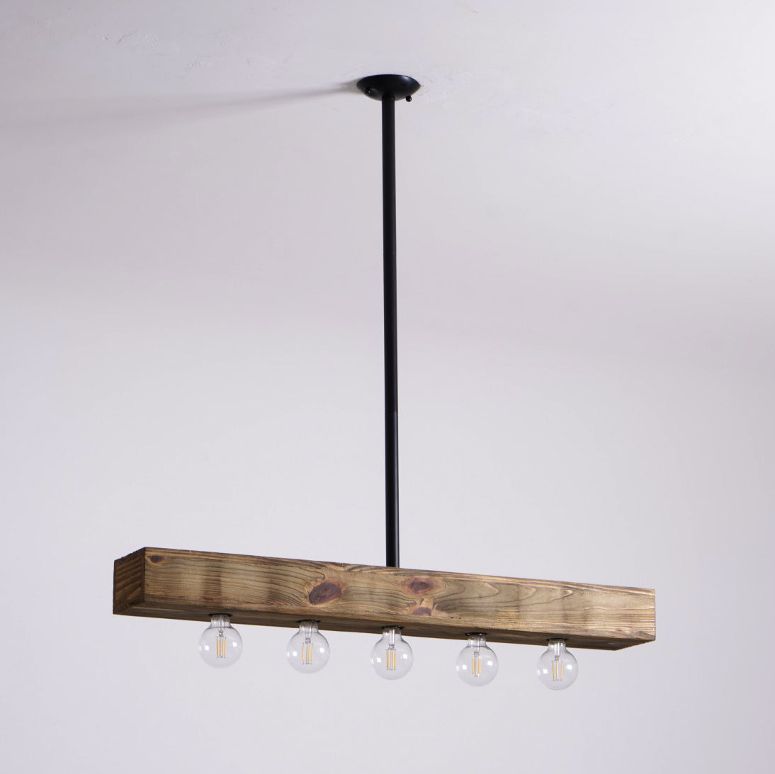 Kilo Wood Beam Island Chandelier