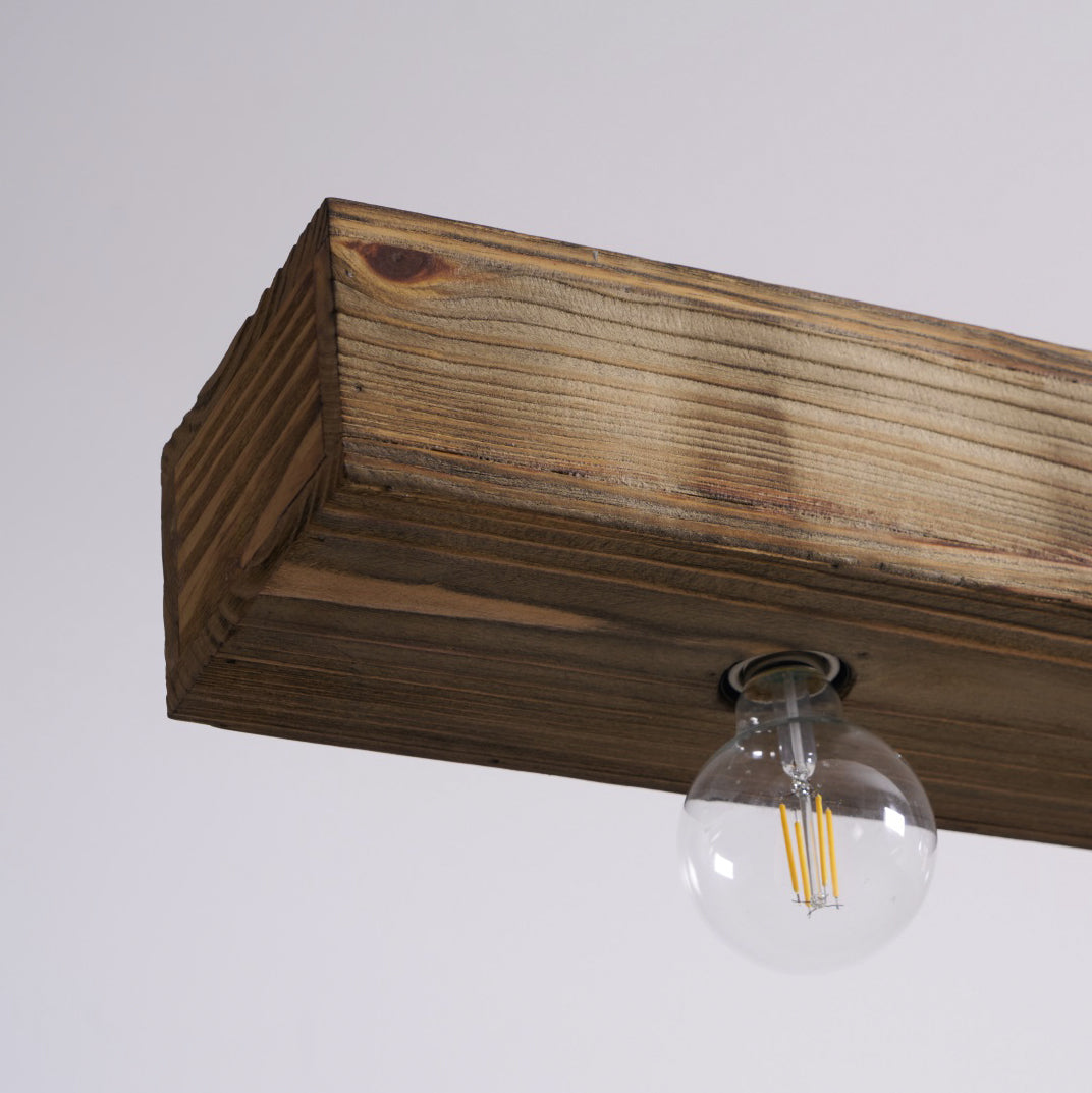 Kilo Wood Beam Island Chandelier