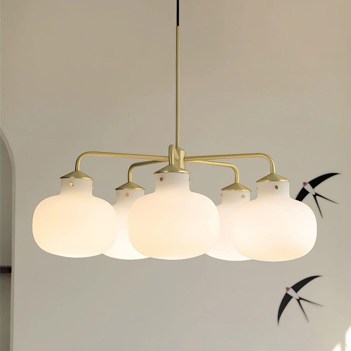 Fyor Contemporary Glass Pendant Lamp