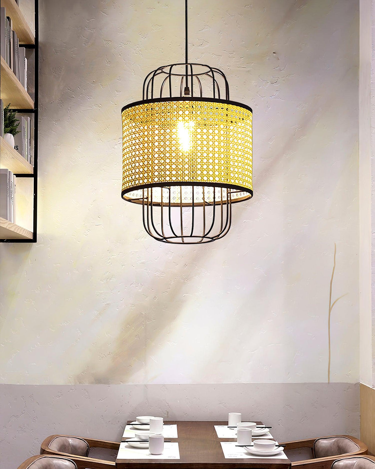 Lven Premium Art Rattan Pendant Lamp