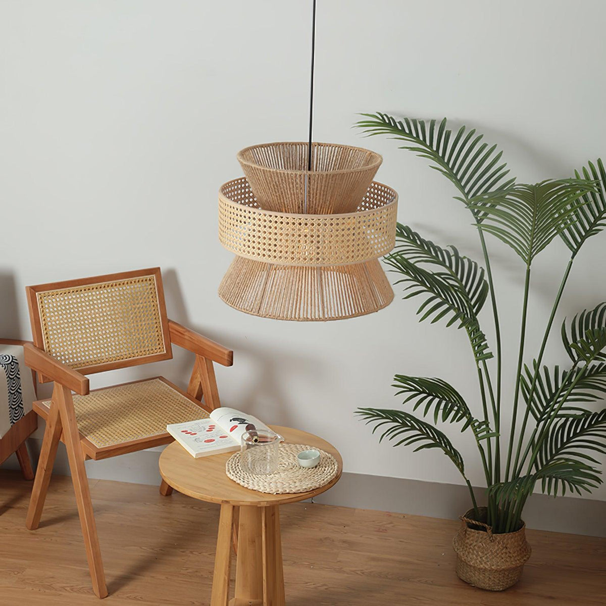 Aria Bohemian Bamboo Pendant Lamp